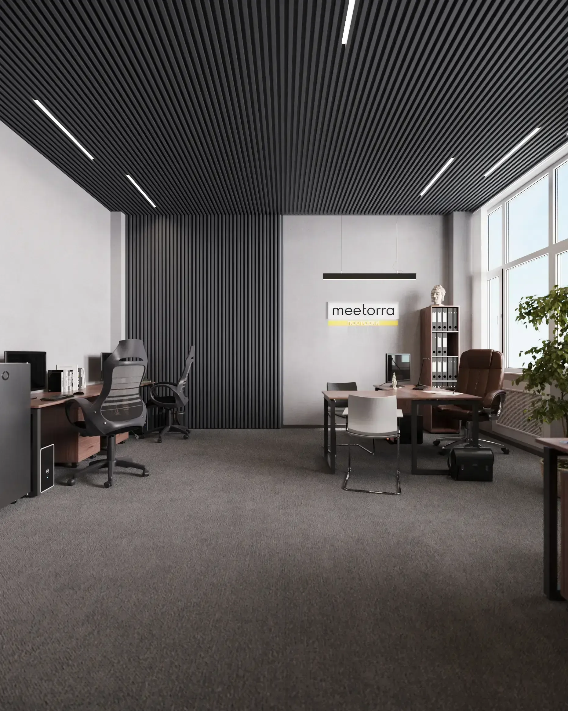 Дизайн интерьера офиса изображение 3