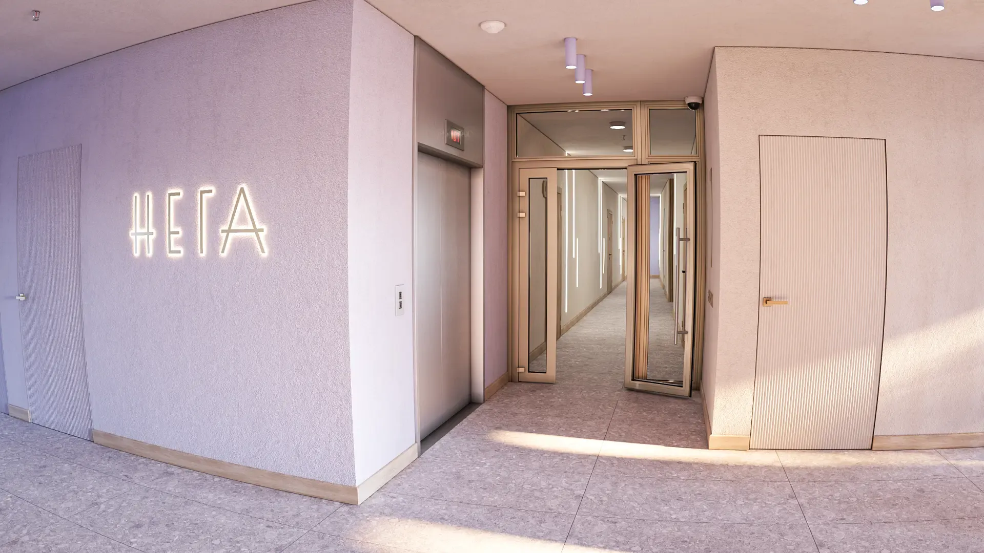 ЖК «Нега», Дизайн интерьеров мест общего пользования изображение 2