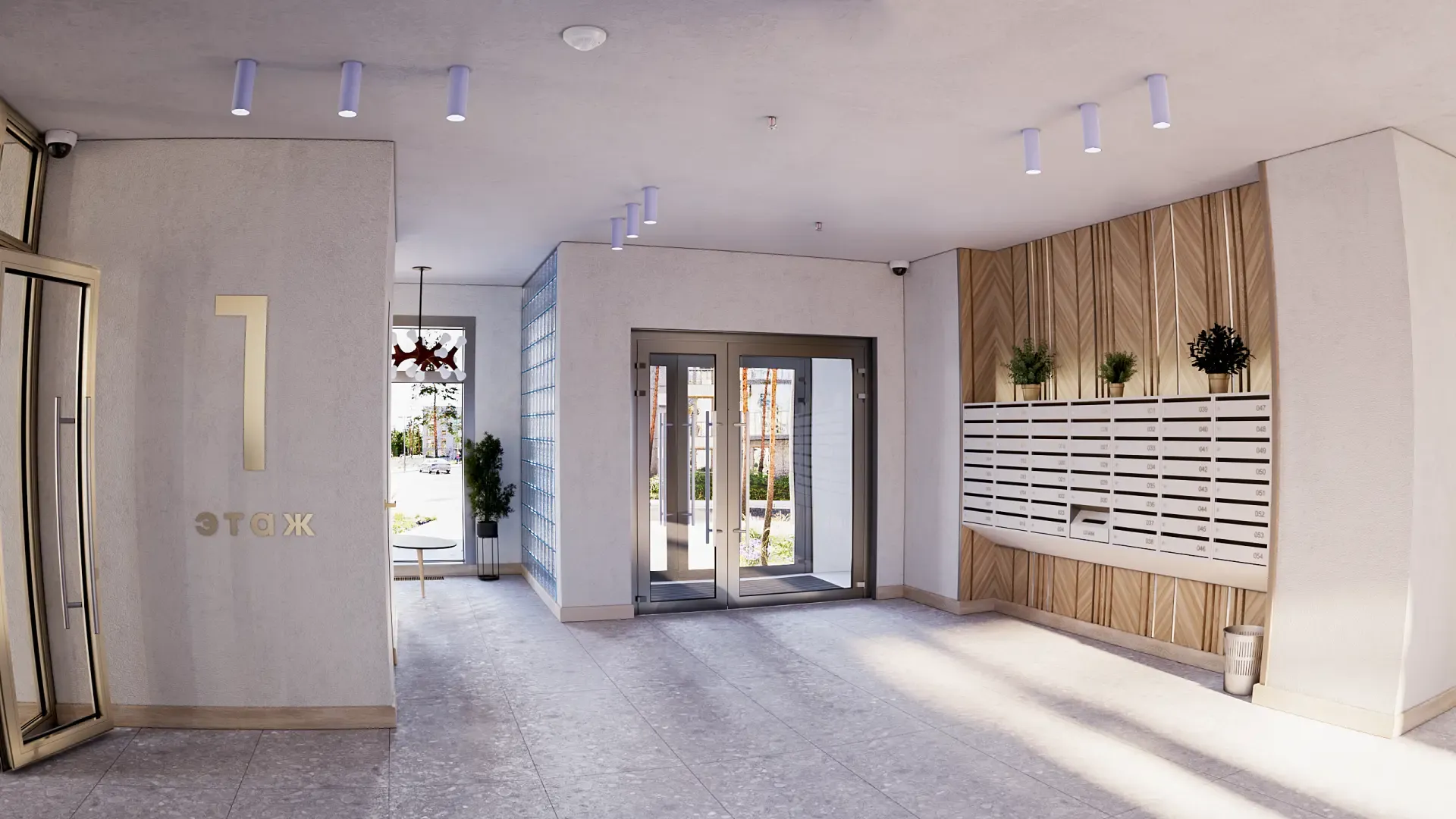 ЖК «Нега», Дизайн интерьеров мест общего пользования изображение 1