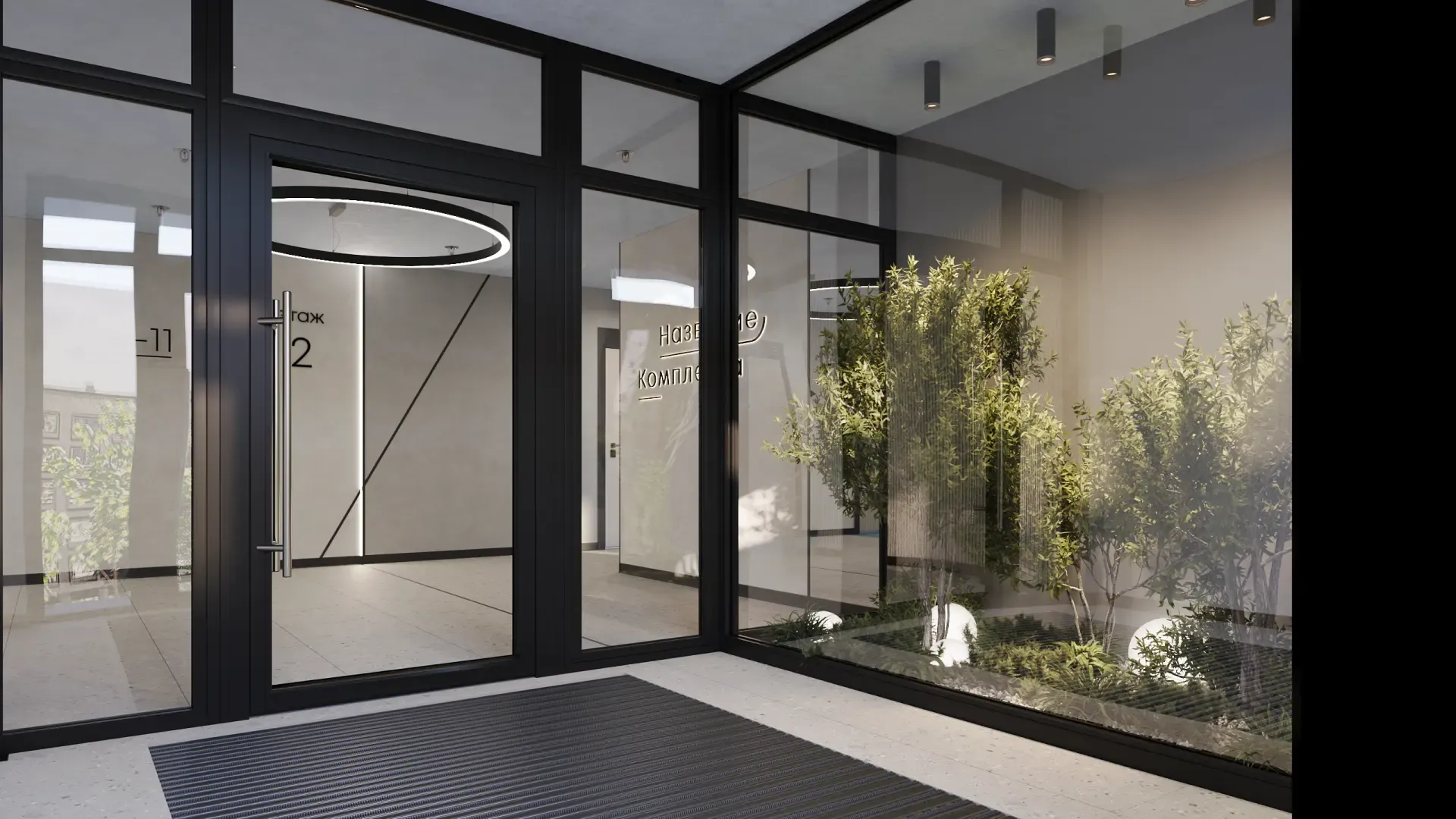 Дизайн-проект МОП жилого комплекса комфорт-класса