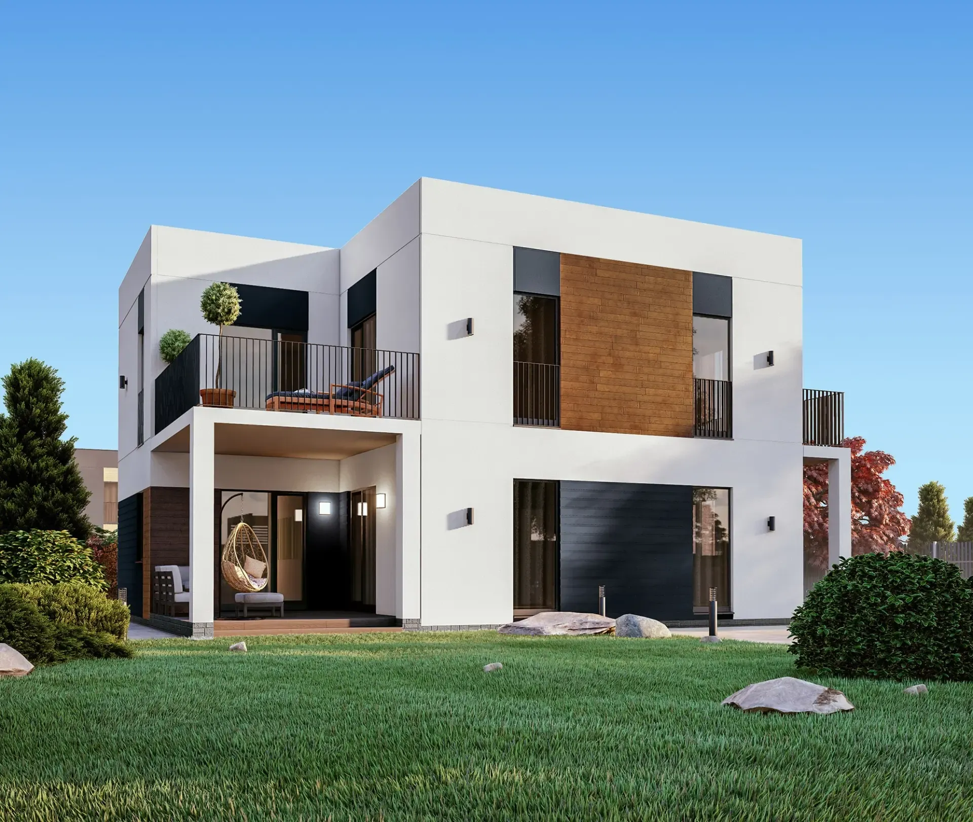 Типовой проект коттеджа 1 в поселке Омалькульма-Аннино изображение 2