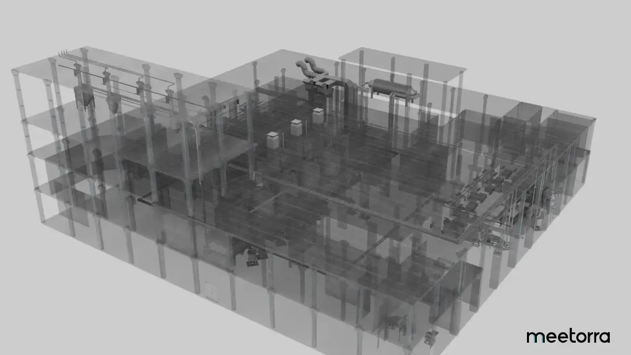 Кондитерская фабрика, BIM-модель