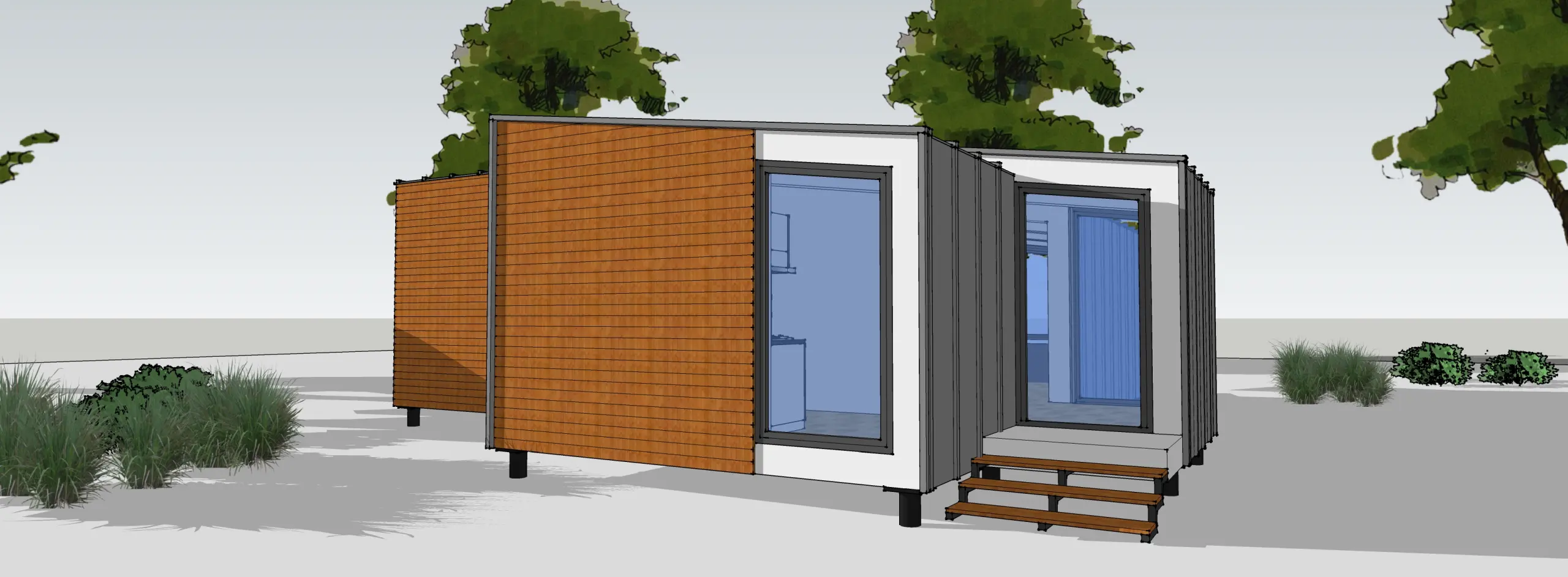 Модульный дом U-House 3 миниатюра 2