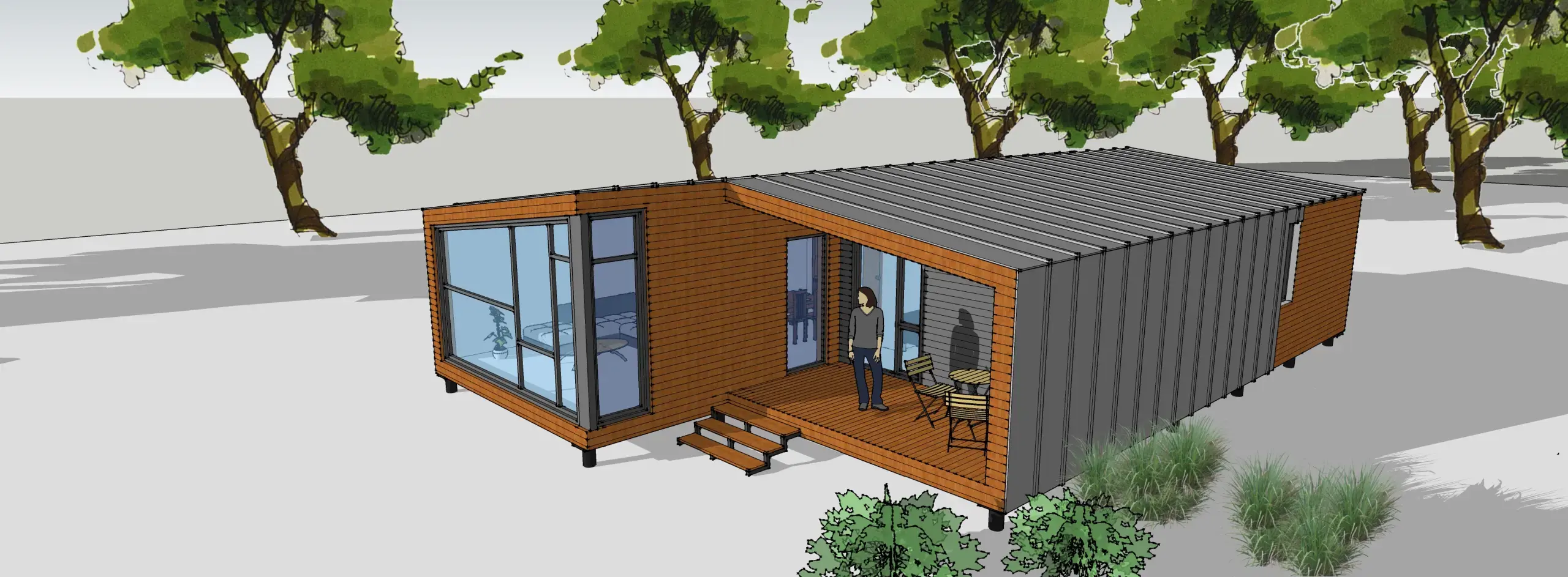 Модульный дом U-House 1 миниатюра 5